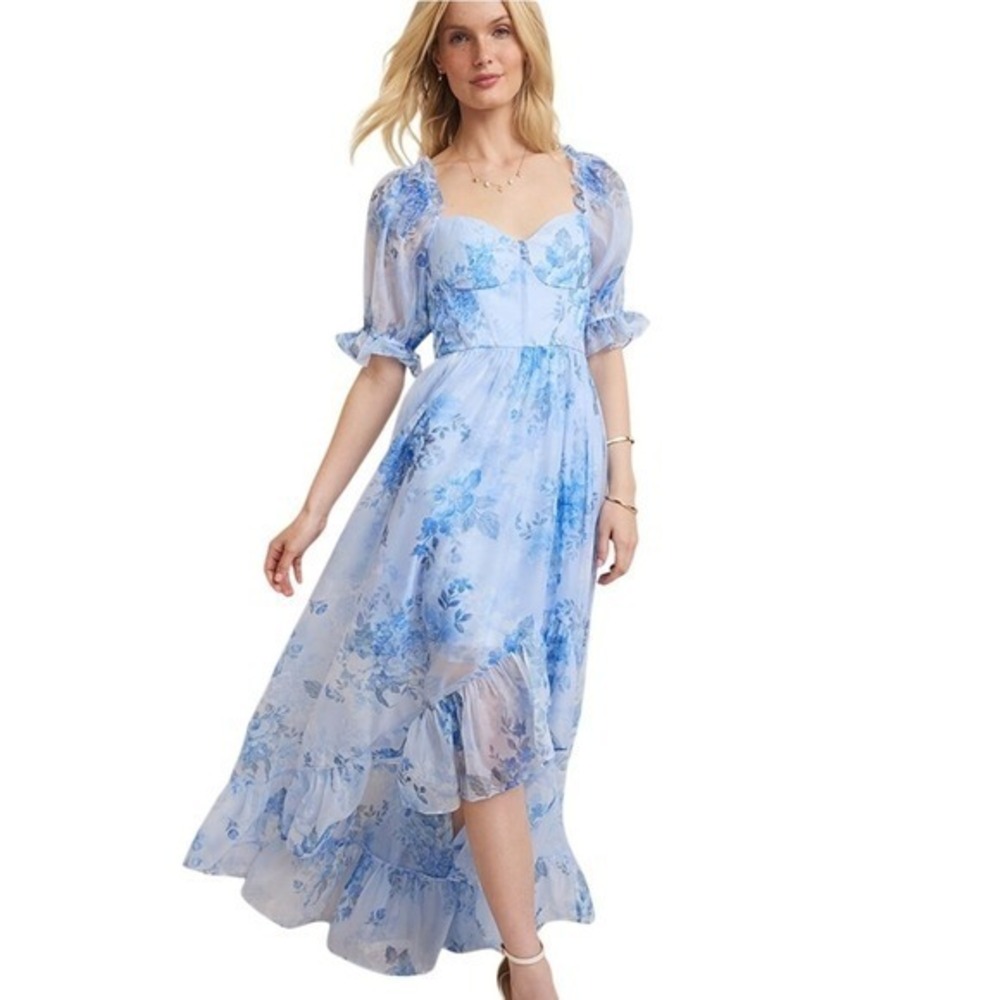 mi ami Regency Ethereal Corset Fairycore Women's Small Babydoll Milkmaid Dress